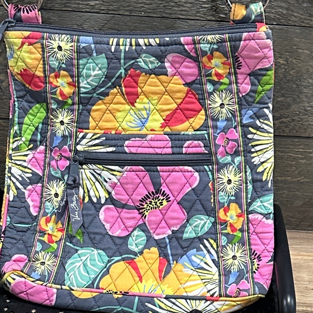 Vera Bradley Jazzy Blooms Pattern Original Hipster Crossbody Bag NWOT Designer